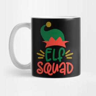 Elf Squad funny matching family christmas gift for men women and kids Mug